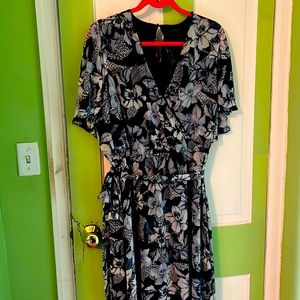 Brand new blue floral dress